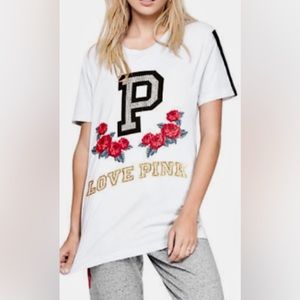 VS PINK 🌟 bling T-shirt lightly used no tears/stains